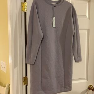 Long sleeve lavender dress